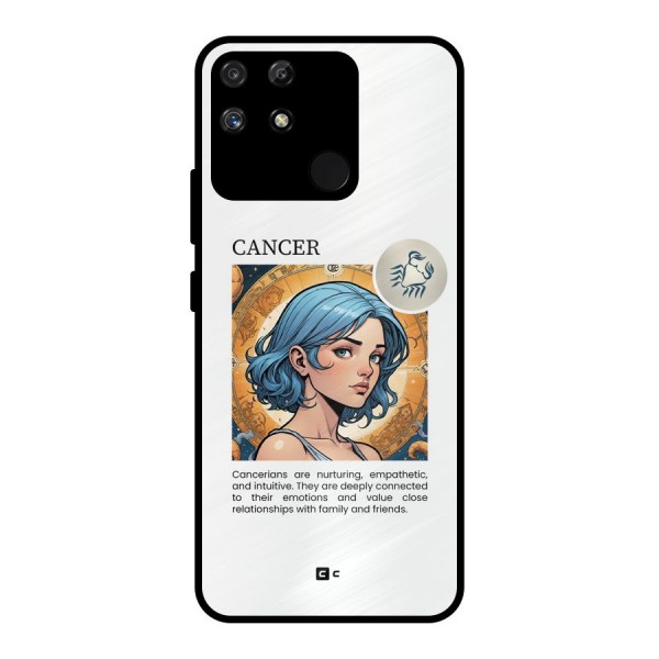 Connected Cancer Metal Back Case for Realme Narzo 50A