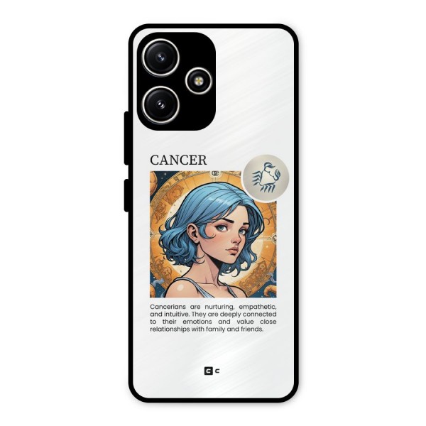 Connected Cancer Metal Back Case for Redmi 12 5G