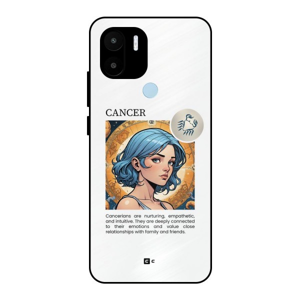 Connected Cancer Metal Back Case for Redmi A1 Plus