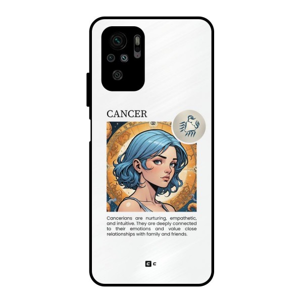 Connected Cancer Metal Back Case for Redmi Note 10