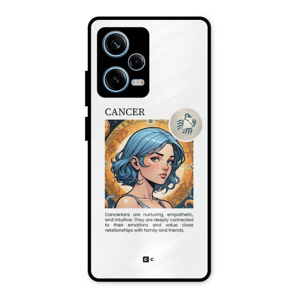 Connected Cancer Metal Back Case for Redmi Note 12 Pro