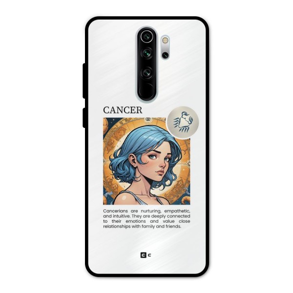 Connected Cancer Metal Back Case for Redmi Note 8 Pro