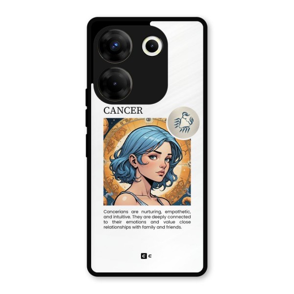 Connected Cancer Metal Back Case for Tecno Camon 20