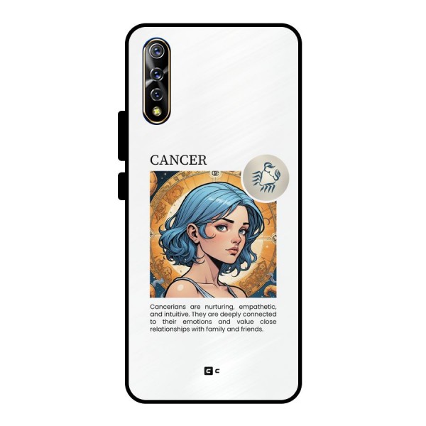 Connected Cancer Metal Back Case for Vivo S1