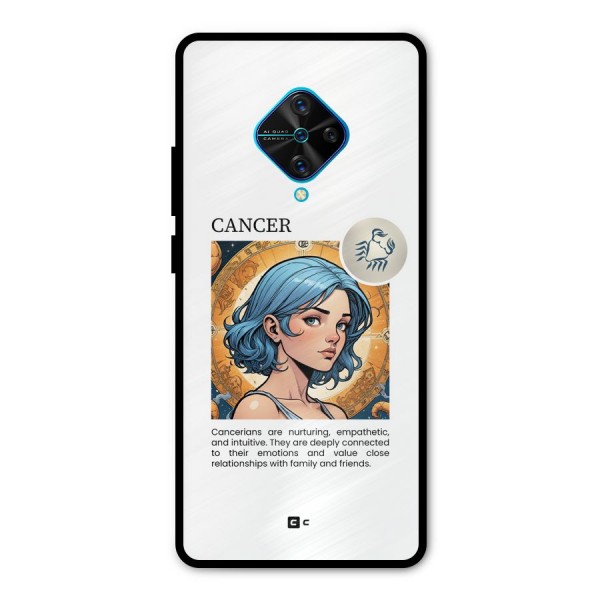 Connected Cancer Metal Back Case for Vivo S1 Pro