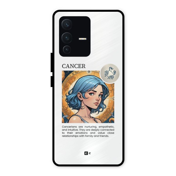 Connected Cancer Metal Back Case for Vivo V23 5G