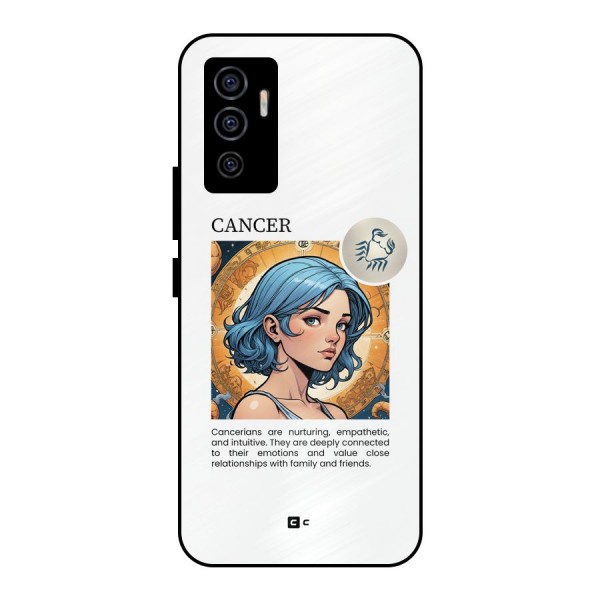 Connected Cancer Metal Back Case for Vivo V23e