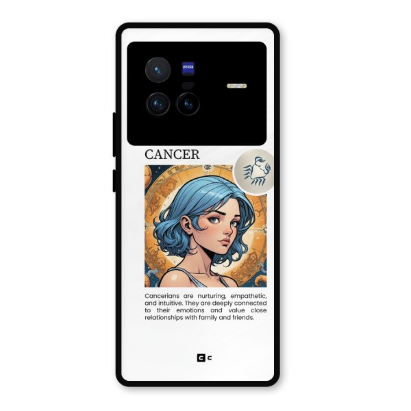 Connected Cancer Metal Back Case for Vivo X80