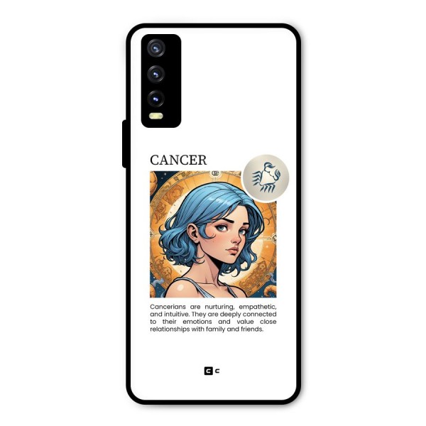 Connected Cancer Metal Back Case for Vivo Y20 2021