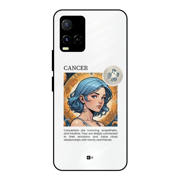 Connected Cancer Metal Back Case for Vivo Y21