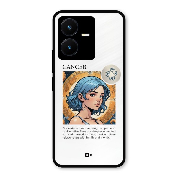 Connected Cancer Metal Back Case for Vivo Y22s