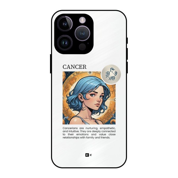 Connected Cancer Metal Back Case for iPhone 14 Pro Max