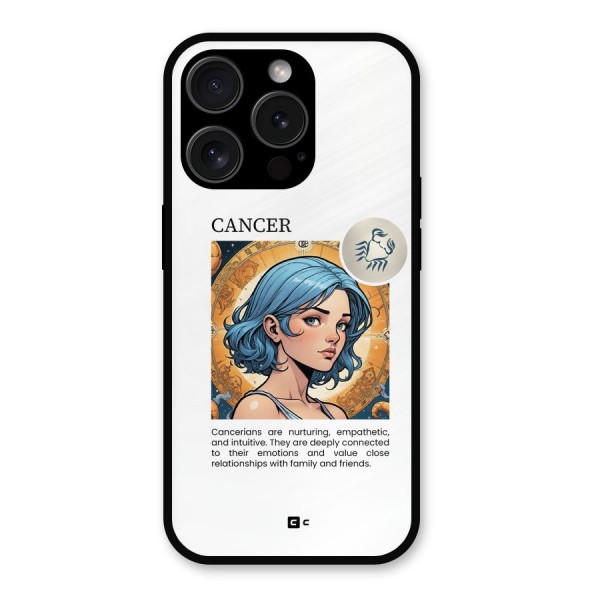 Connected Cancer Metal Back Case for iPhone 15 Pro