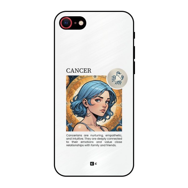 Connected Cancer Metal Back Case for iPhone 8
