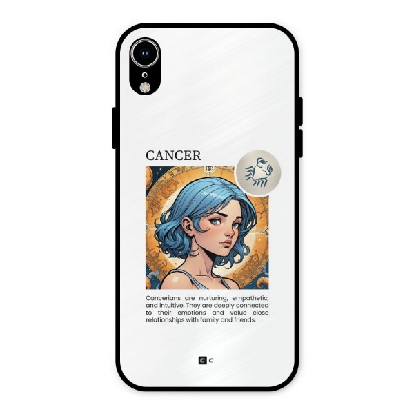 Connected Cancer Metal Back Case for iPhone XR