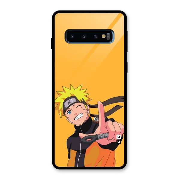 Cool Aesthetic Naruto Glass Back Case for Galaxy S10