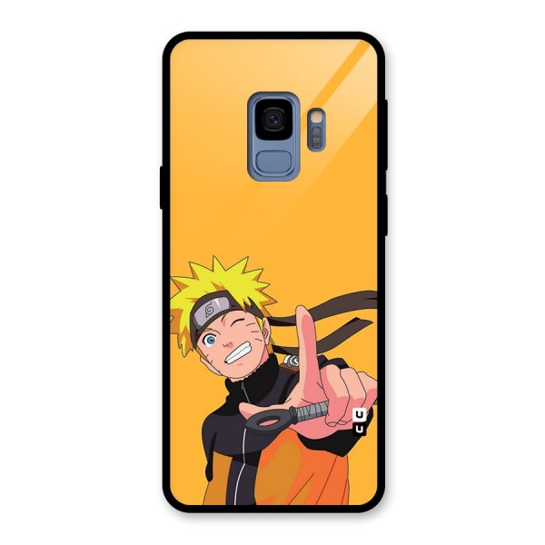 Cool Aesthetic Naruto Glass Back Case for Galaxy S9