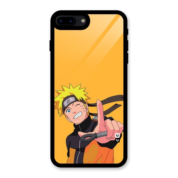 Cool Aesthetic Naruto Glass Back Case for iPhone 8 Plus