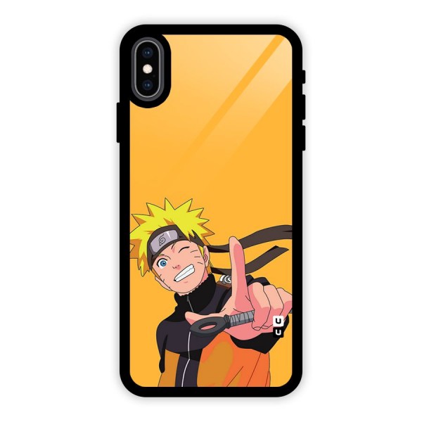 Cool Aesthetic Naruto Glass Back Case for iPhone XS Max