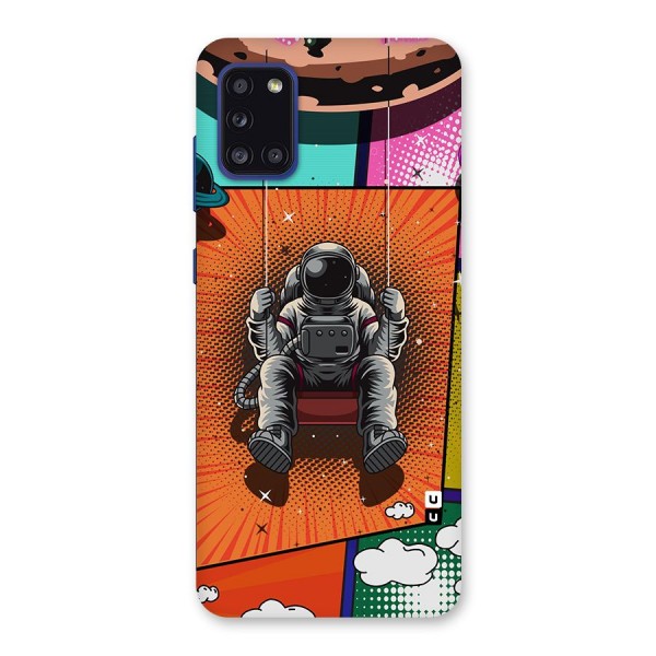 Cool Astraunaut Comic Swing Back Case for Galaxy A31