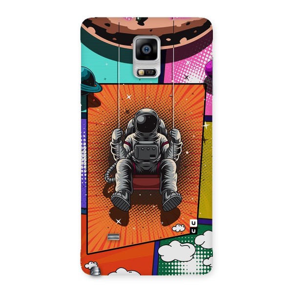 Cool Astraunaut Comic Swing Back Case for Galaxy Note 4