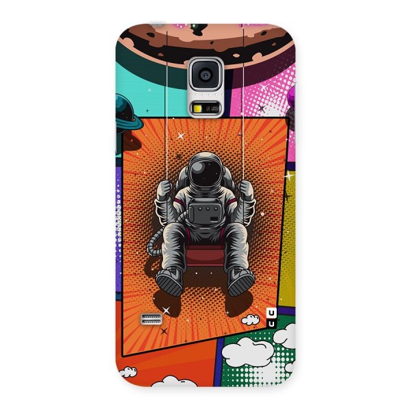 Cool Astraunaut Comic Swing Back Case for Galaxy S5 Mini