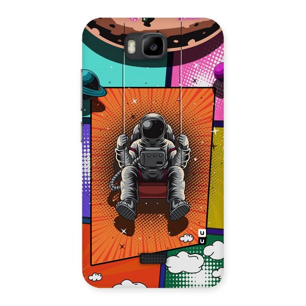 Cool Astraunaut Comic Swing Back Case for Honor Bee