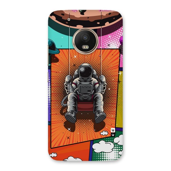 Cool Astraunaut Comic Swing Back Case for Moto G5 Plus