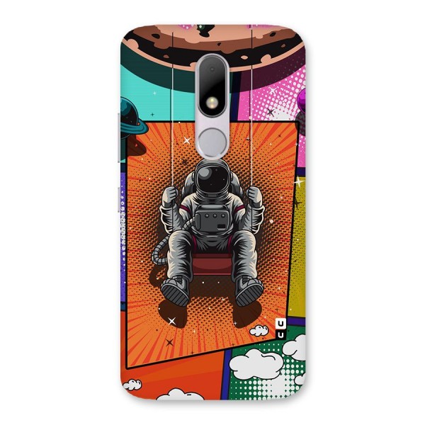 Cool Astraunaut Comic Swing Back Case for Moto M