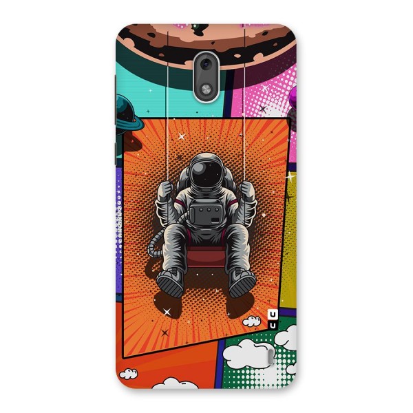 Cool Astraunaut Comic Swing Back Case for Nokia 2