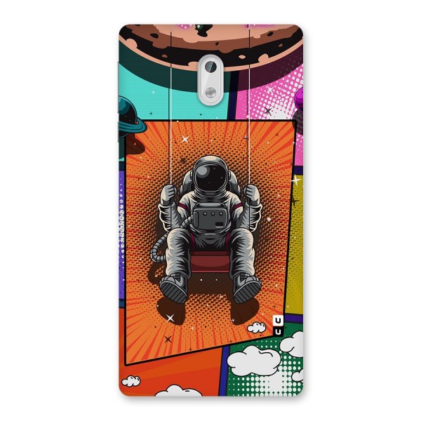 Cool Astraunaut Comic Swing Back Case for Nokia 3