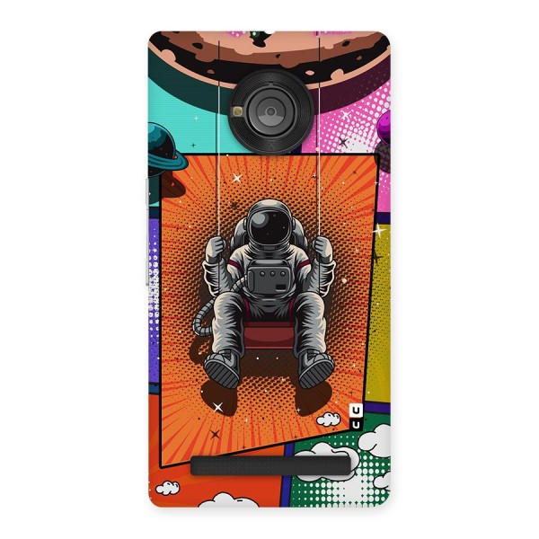 Cool Astraunaut Comic Swing Back Case for Yu Yuphoria