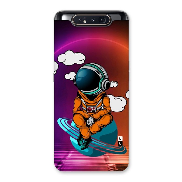 Cool Astraunaut Relaxing Back Case for Galaxy A80