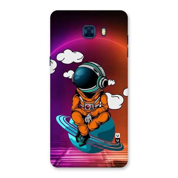 Cool Astraunaut Relaxing Back Case for Galaxy C7 Pro