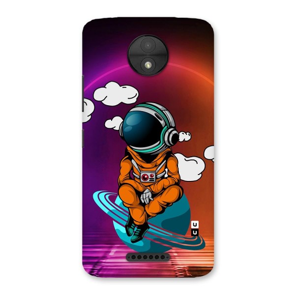 Cool Astraunaut Relaxing Back Case for Moto C