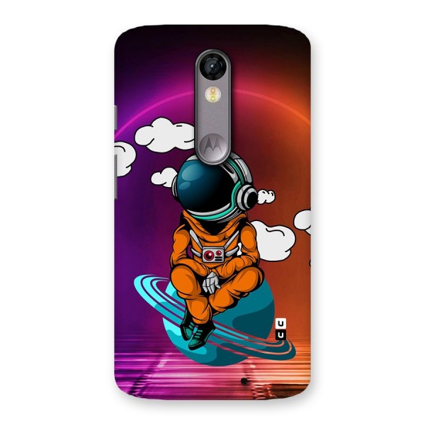 Cool Astraunaut Relaxing Back Case for Moto X Force