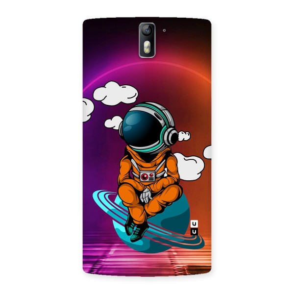 Cool Astraunaut Relaxing Back Case for One Plus One