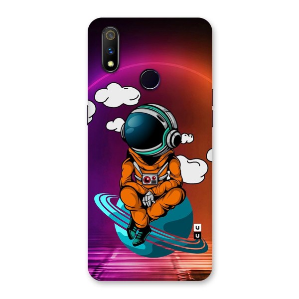 Cool Astraunaut Relaxing Back Case for Realme 3 Pro