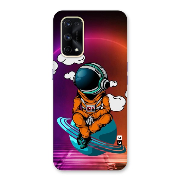 Cool Astraunaut Relaxing Glass Back Case for Realme X7 Pro