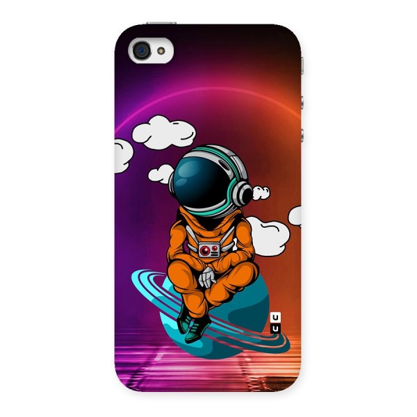 Cool Astraunaut Relaxing Back Case for iPhone 4 4s