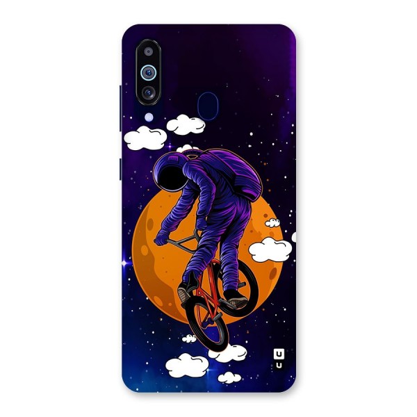 Cool Astro Cyclist Back Case for Galaxy A60