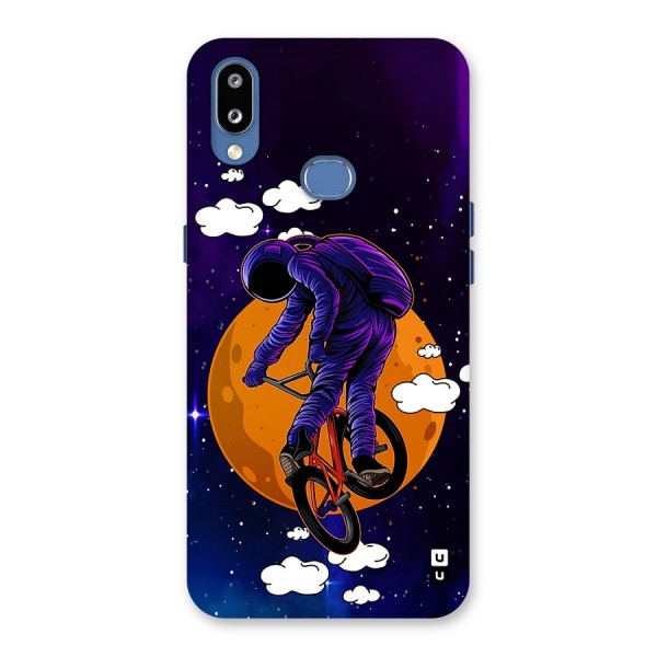 Cool Astro Cyclist Back Case for Galaxy M01s