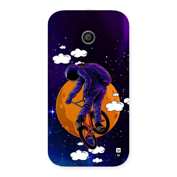 Cool Astro Cyclist Back Case for Moto E