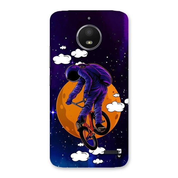 Cool Astro Cyclist Back Case for Moto E4