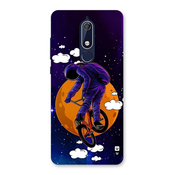 Cool Astro Cyclist Back Case for Nokia 5.1