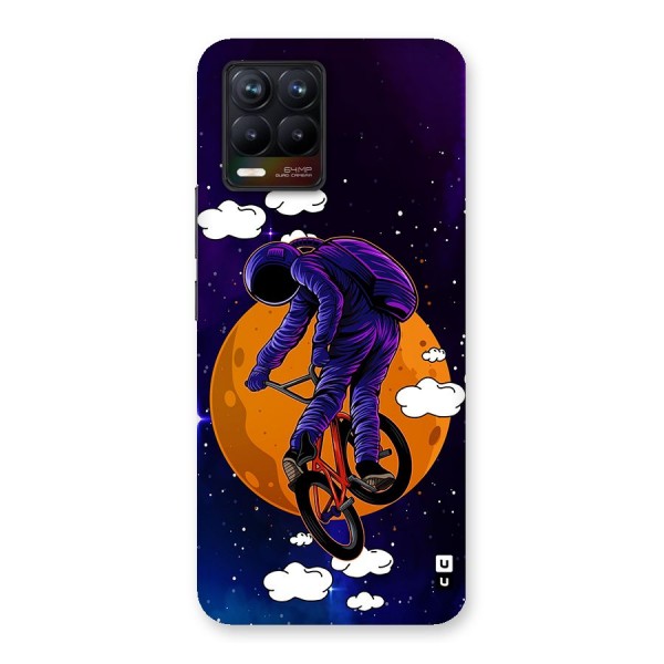 Cool Astro Cyclist Glass Back Case for Realme 8