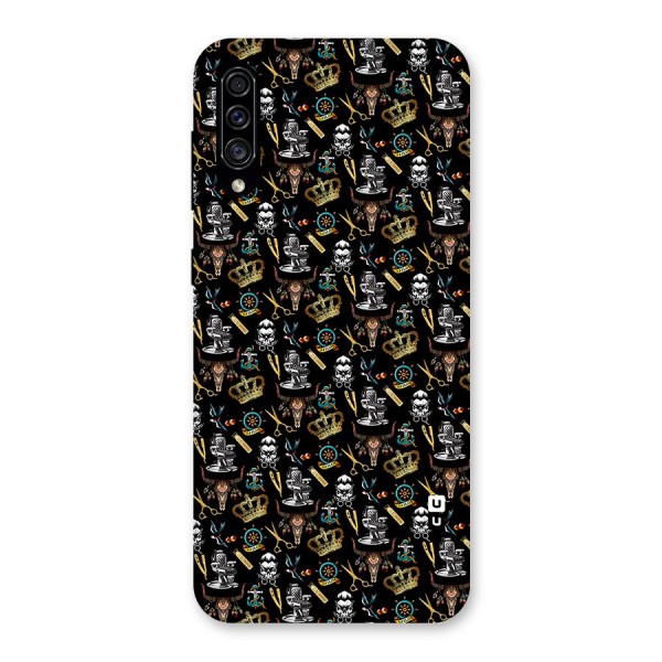 Cool Barber Pattern Back Case for Galaxy A30s