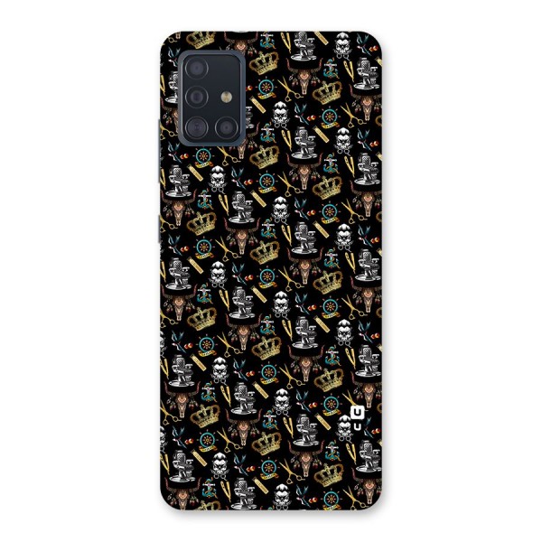 Cool Barber Pattern Back Case for Galaxy A51