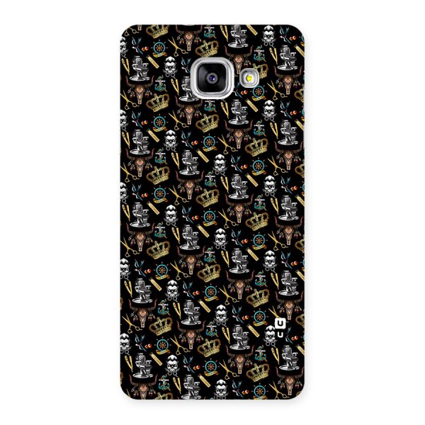 Cool Barber Pattern Back Case for Galaxy A5 2016