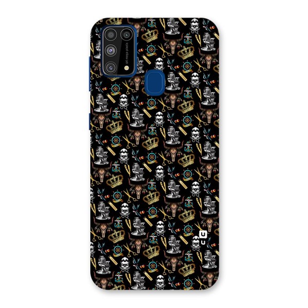 Cool Barber Pattern Back Case for Galaxy F41